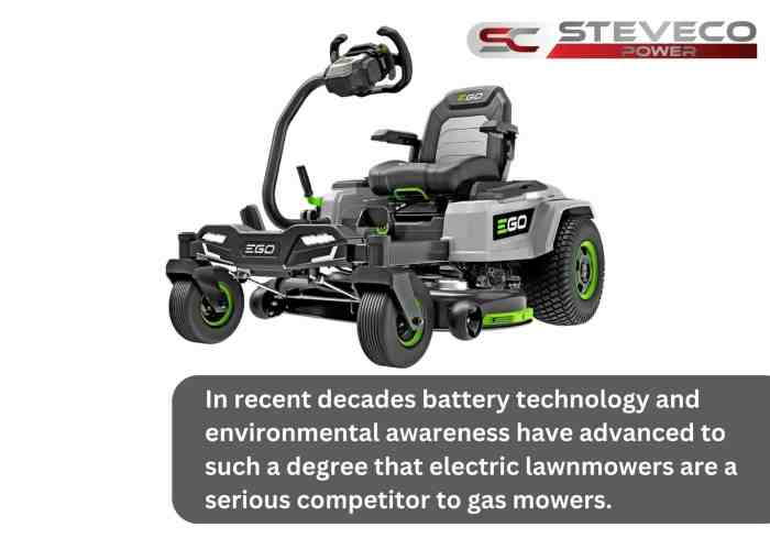 Electric vs gas-powered lawn equipment