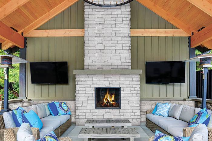 Modern stone veneer ideas